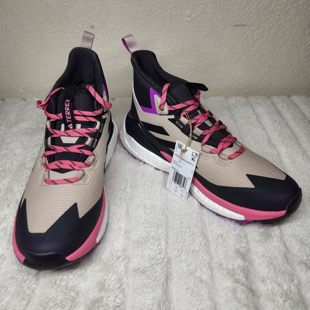 Adidas Terrex Free Hiker 2.0 Gore-tex Women's Wonder Beige / Pink Fusion Size 9